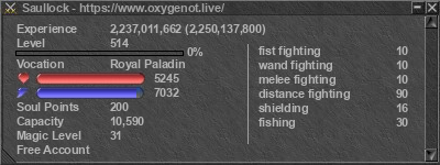 Signature for player Saullock