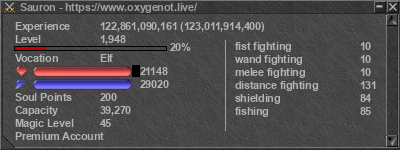 Signature for player Sauron