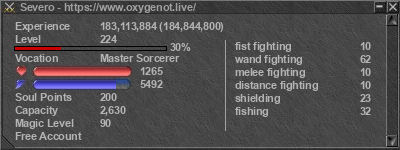 Signature for player Severo