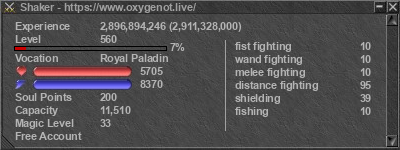 Signature for player Shaker