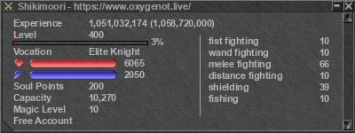 Signature for player Shikimoori