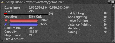 Signature for player Shiny Blade