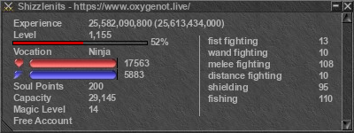 Signature for player Shizzlenits