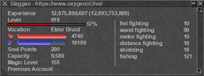 Signature for player Slaggan