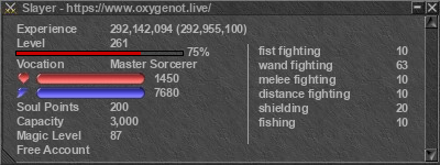 Signature for player Slayer