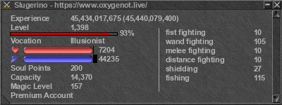 Signature for player Slugerino