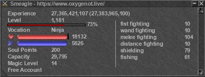 Signature for player Smeagle