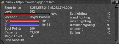 Signature for player Snax