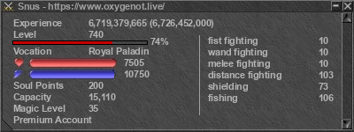 Signature for player Snus