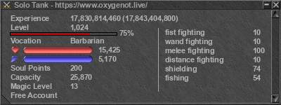 Signature for player Solo Tank