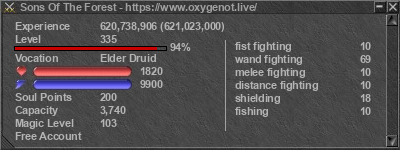 Signature for player Sons Of The Forest