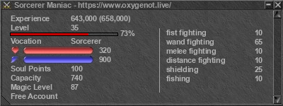 Signature for player Sorcerer Maniac