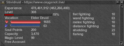 Signature for player Stividruid