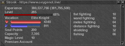 Signature for player Stronk