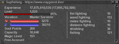 Signature for player Supfishing