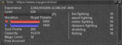 Signature for player Tefer