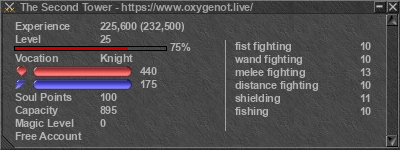 Signature for player The Second Tower