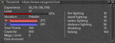 Signature for player Thoswick