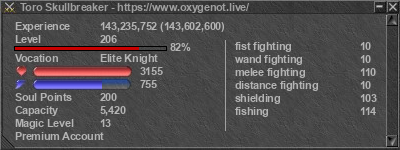 Signature for player Toro Skullbreaker