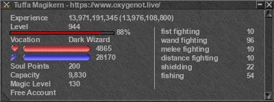 Signature for player Tuffa Magikern