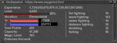 Signature for player Undisputed