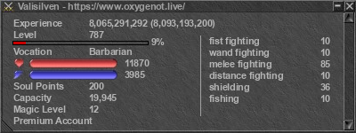 Signature for player Valisilven