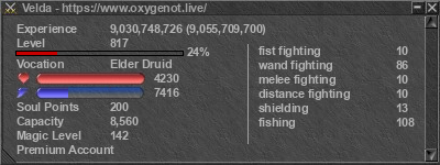 Signature for player Velda