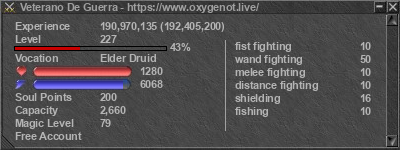 Signature for player Veterano De Guerra