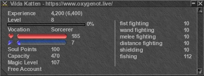 Signature for player Vilda Katten