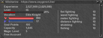 Signature for player Villsharine