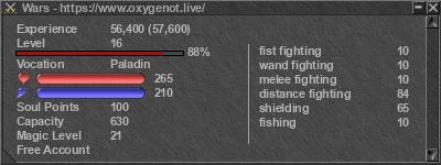 Signature for player Wars