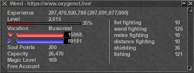 Signature for player Weed