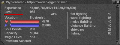 Signature for player Wypierdalac