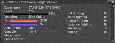 Signature for player Zandiie