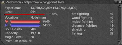 Signature for player Zarxilmen