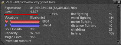 Signature for player Zeta