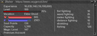 Signature for player Zfisher